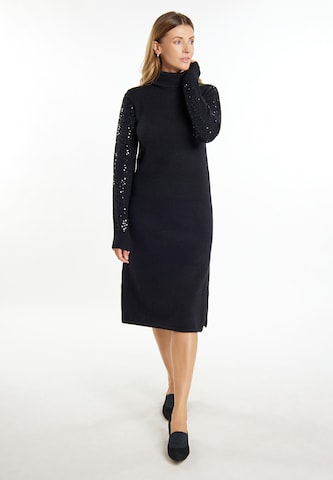 usha BLACK LABEL Knitted dress in Black