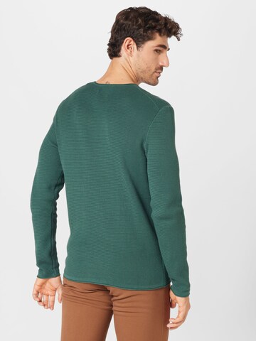 TOM TAILOR DENIM Sweater in Green