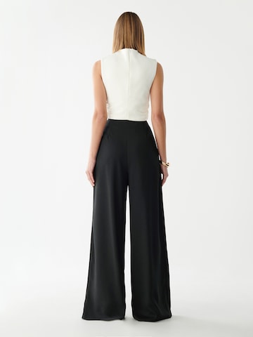 BWLDR Wide Leg Hose 'BROOK' in Schwarz
