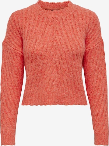 Pull-over 'NEW' ONLY en orange : devant