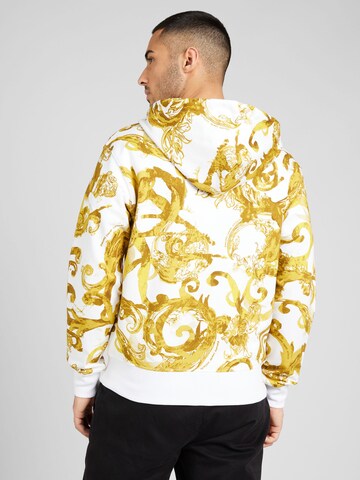 Versace Jeans Couture Zip-Up Hoodie in White