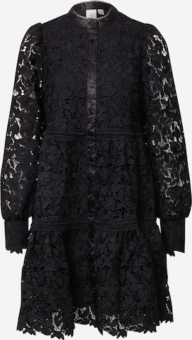 Y.A.S Shirt Dress in Black: front