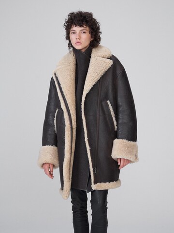 VESPUCCI BY VSP Winter Coat 'Eleonore' in Brown