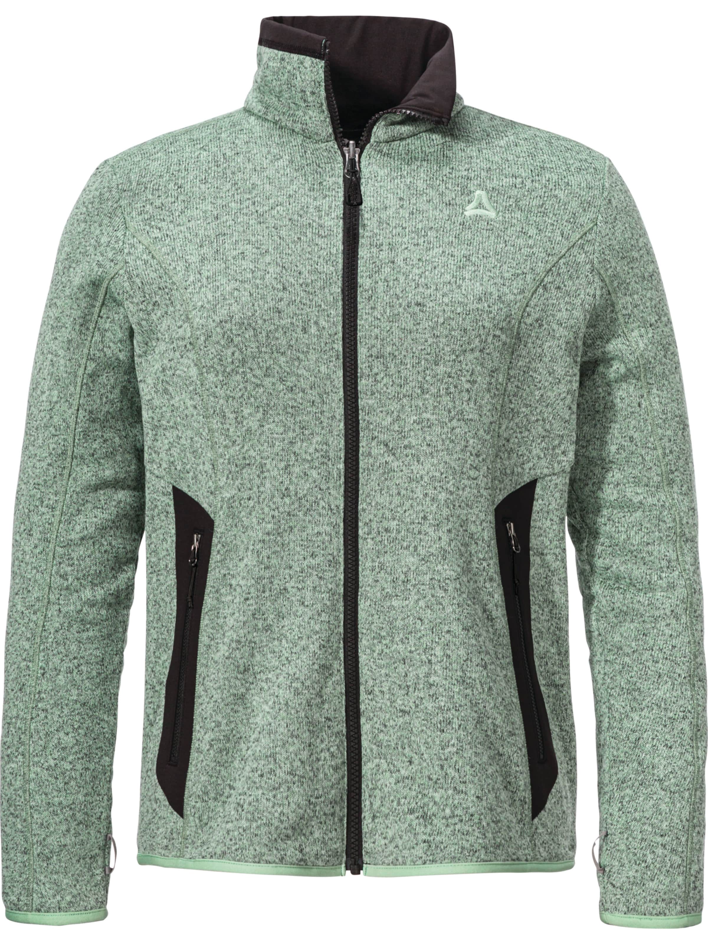 Schöffel Funktionsfleecejacke 'Circ' in Grün: Vorderseite