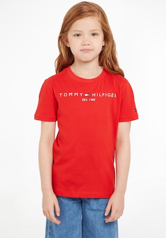 T-Shirt TOMMY HILFIGER en rouge : devant