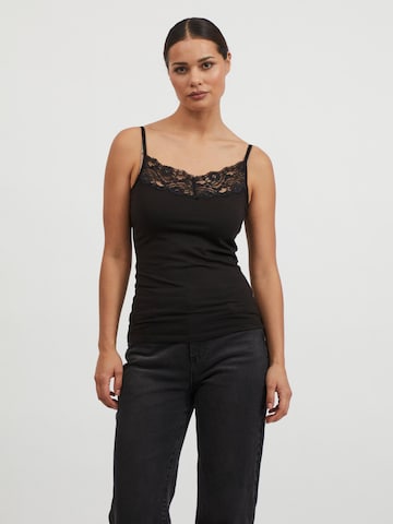 VILA Top in Black: front