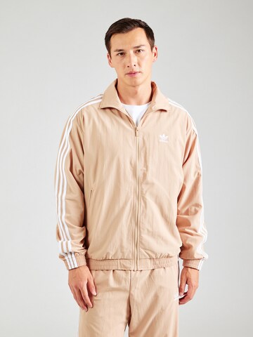ADIDAS ORIGINALS Tussenjas 'FBIRD' in Beige: voorkant