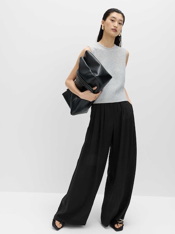 Marks & Spencer Wide Leg Hose in Schwarz