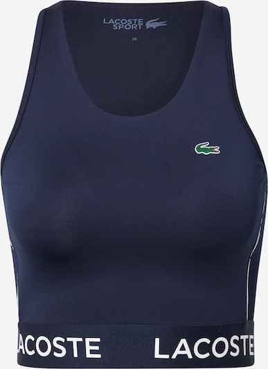 Lacoste Sport Top sportowy w kolorze granatowy / jasnozielony / białym, Podgląd produktu