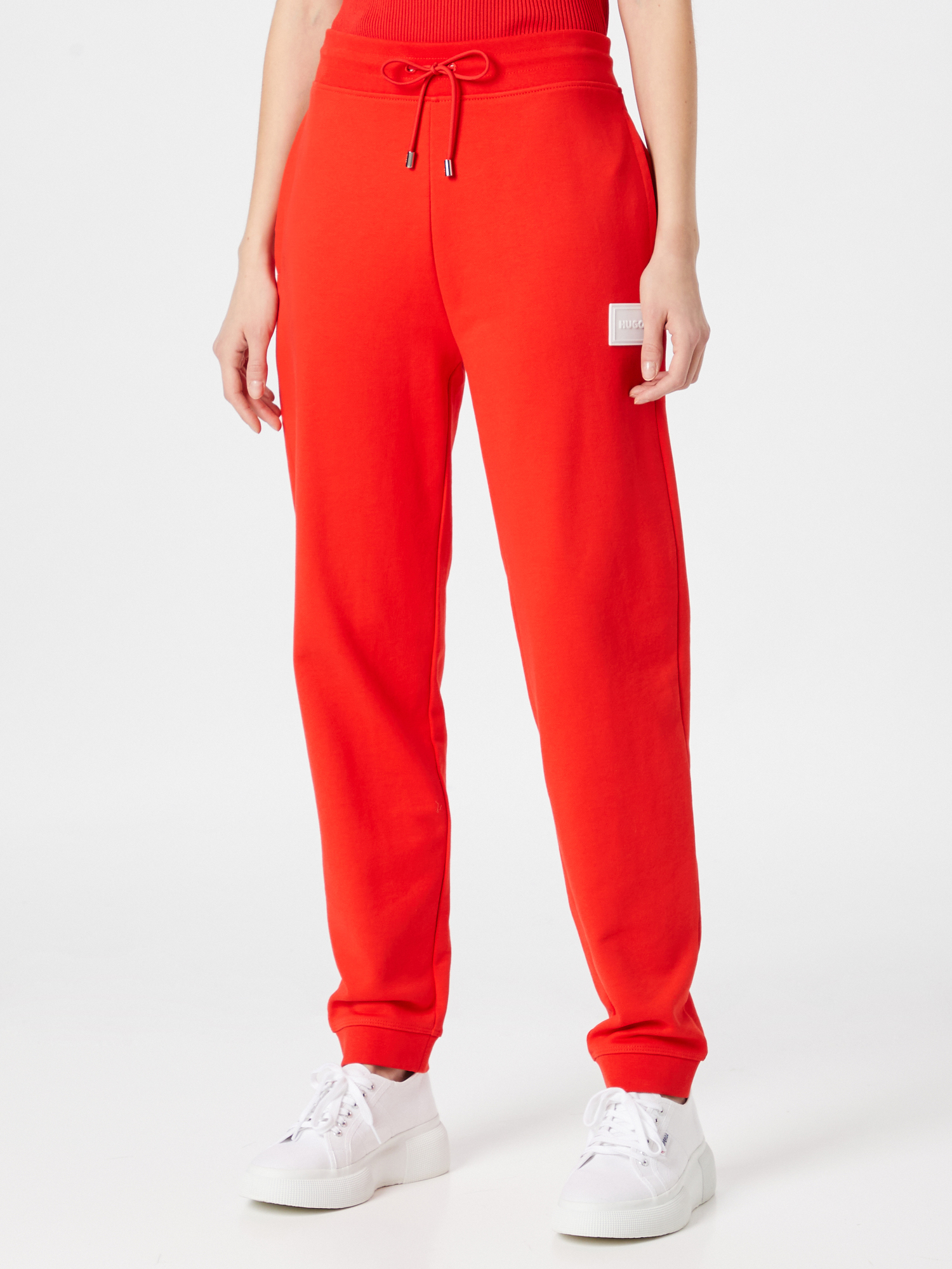 Abbigliamento Taglie comode HUGO Pantaloni Dachibi in Rosso 