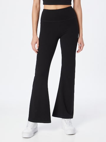 HOLLISTER Flared Pants in Black: front