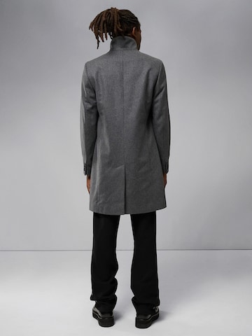 J.Lindeberg Between-Seasons Coat 'Holger Melton' in Grey