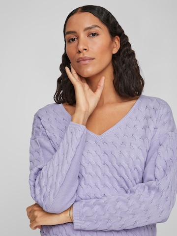 VILA Sweter 'Chao' w kolorze fioletowy
