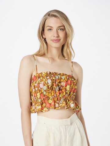 Nasty Gal Top in Geel: voorkant