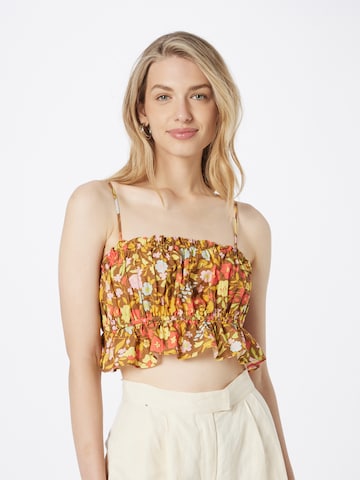 Nasty Gal Top in Yellow: front