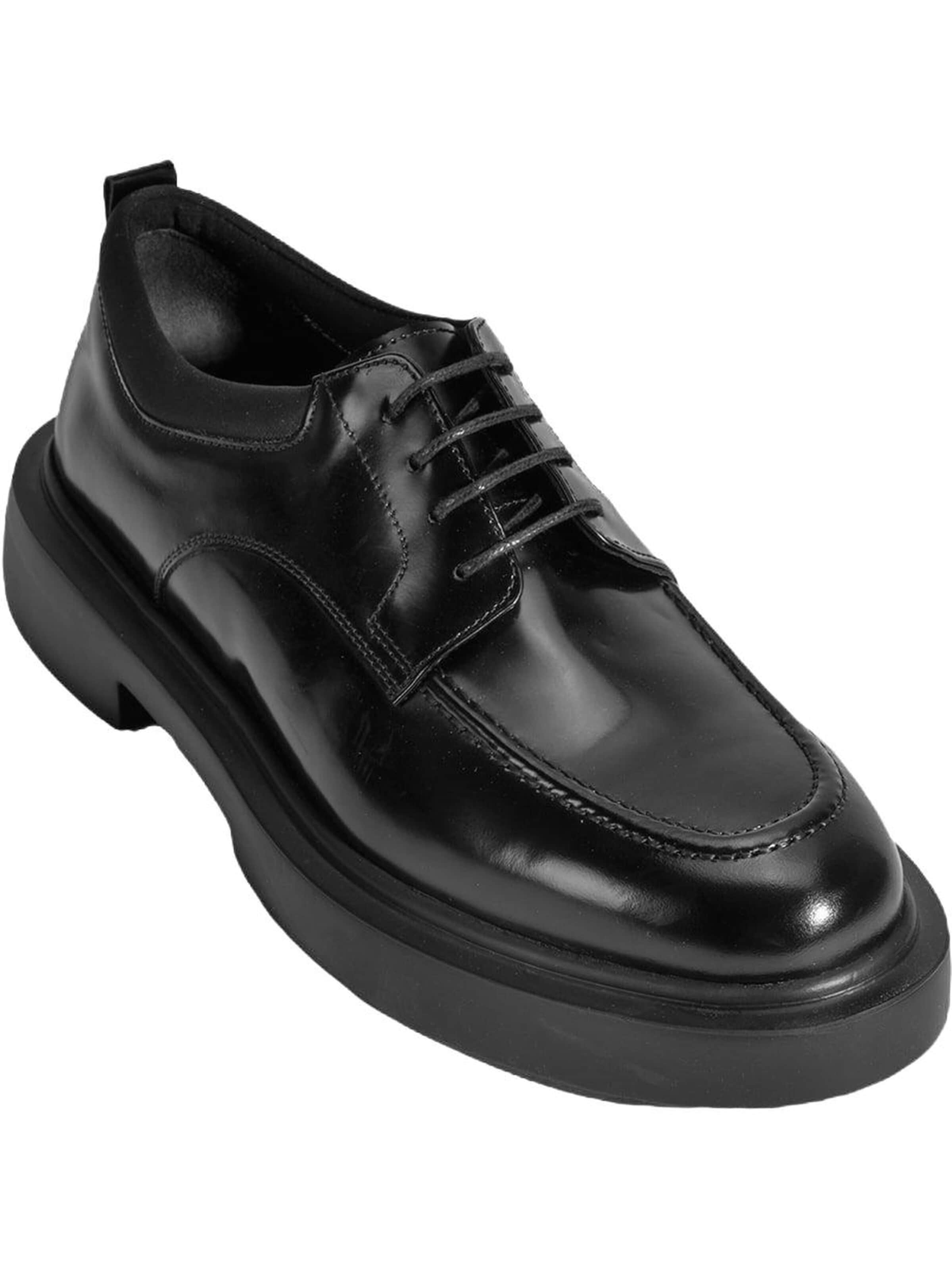 Desa Classic Flats 'Loafer' in Black: front