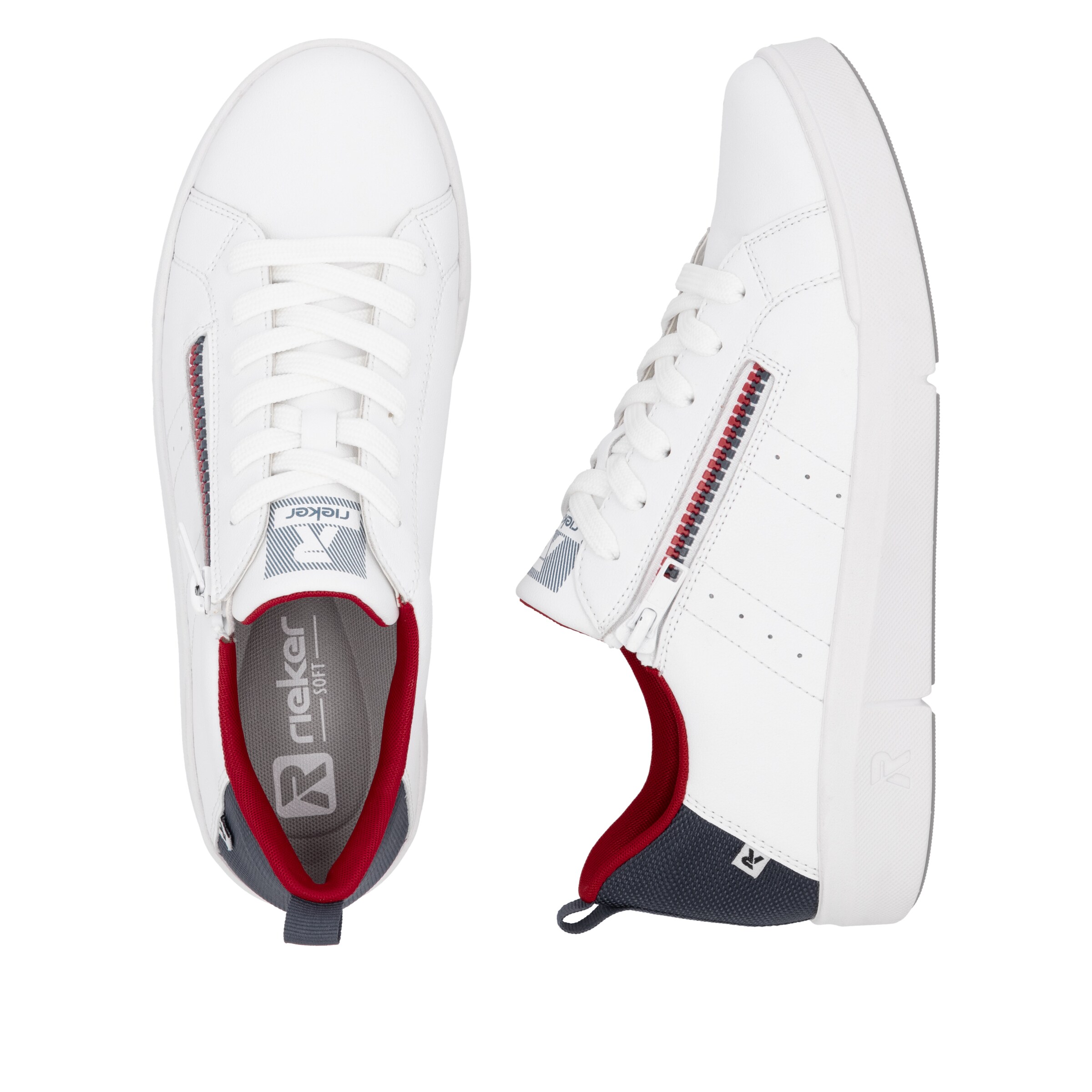 Baskets basses Rieker Sport en blanc