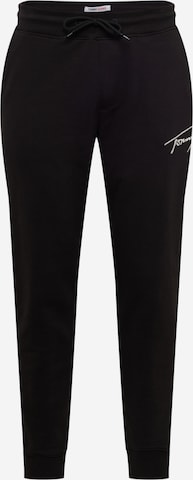 Tommy Jeans Trousers in Black: front