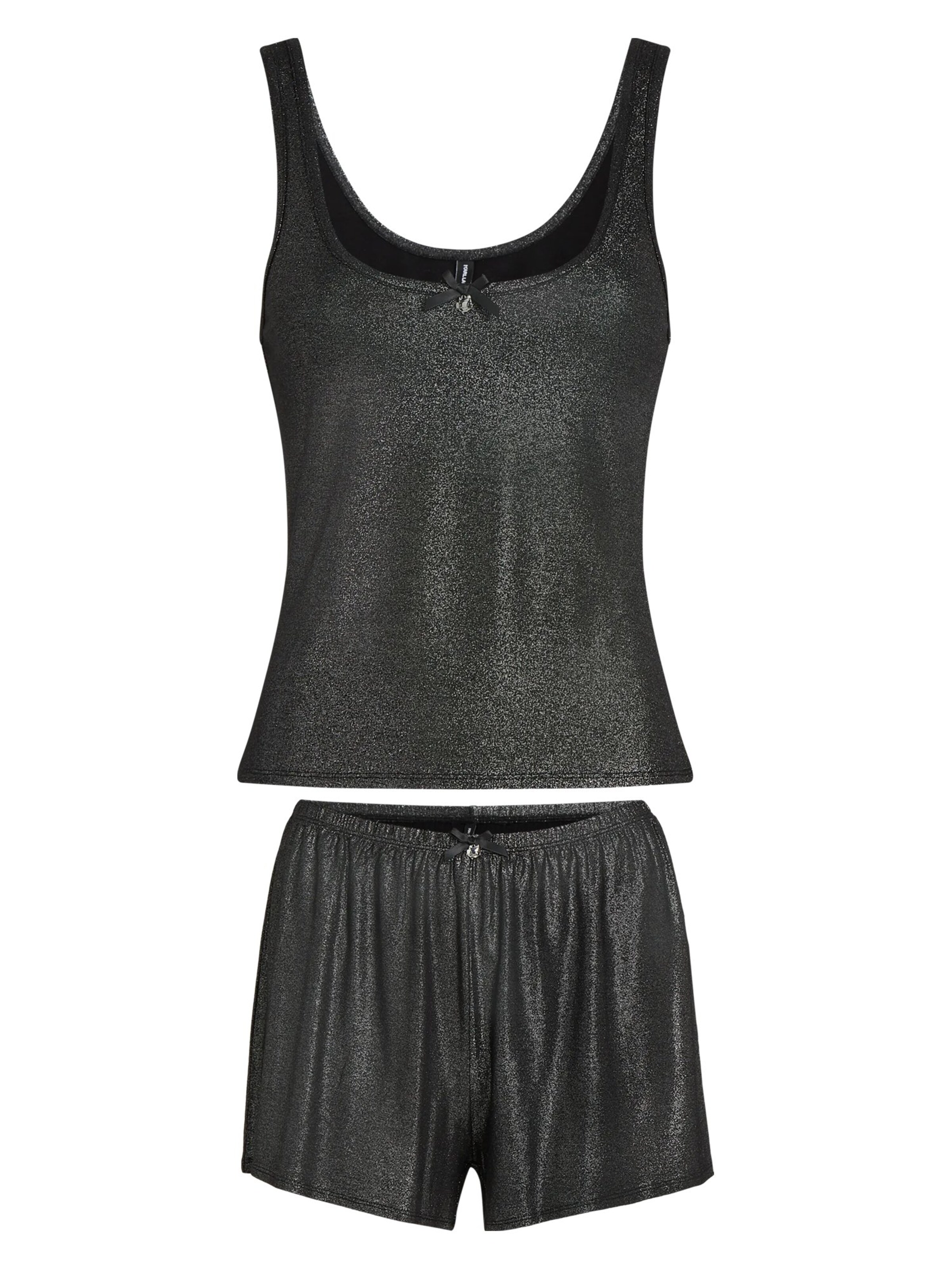 Karl Lagerfeld - Pijama em preto: frente