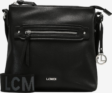 L.CREDI Crossbody Bag 'HELLEN' in Black: front