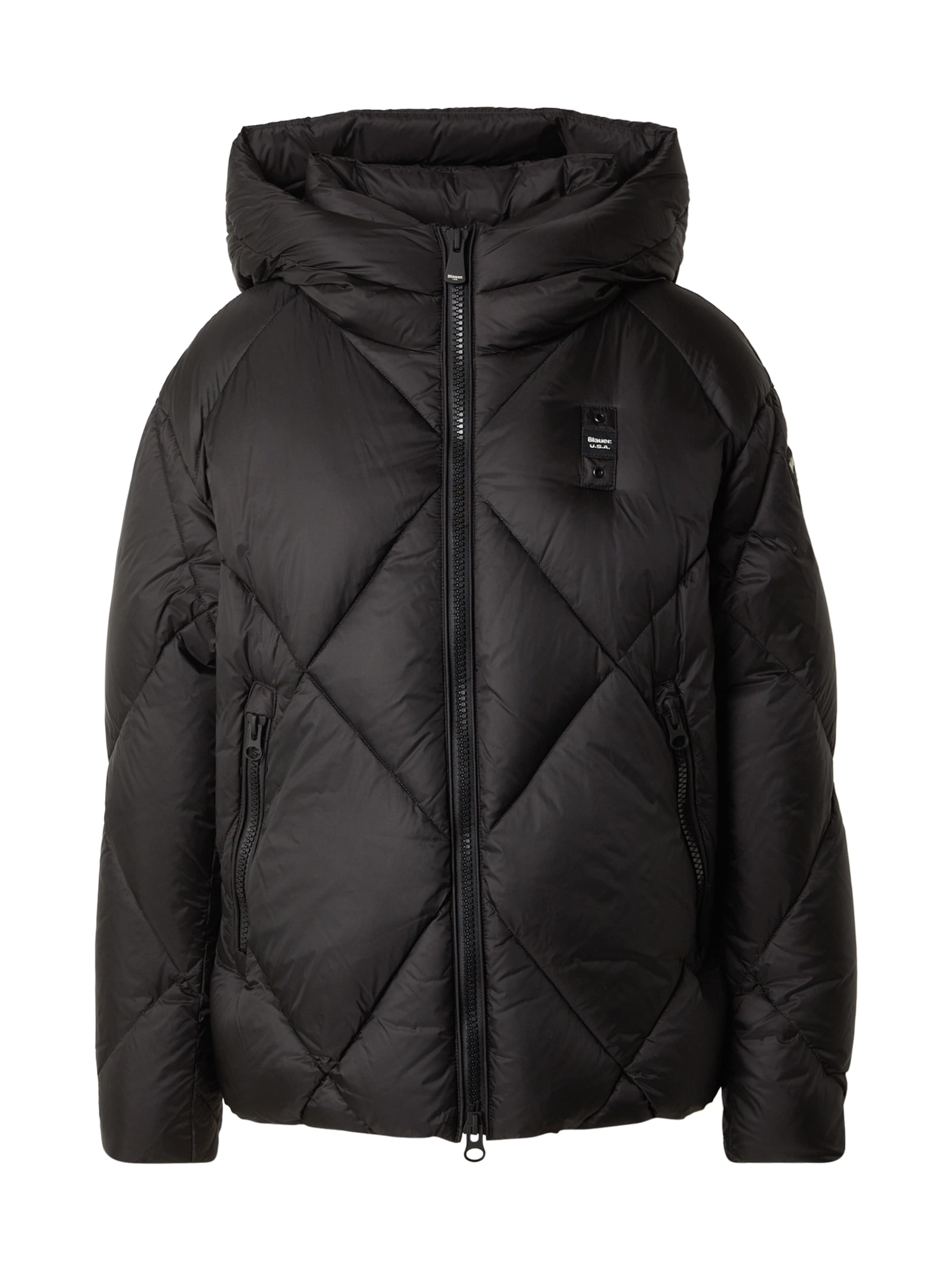 Blauer Téli dzseki - fekete: elől