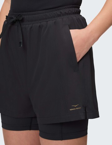 VENICE BEACH Regular Workout Pants in Black
