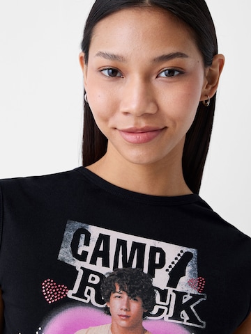 Bershka Top in Zwart