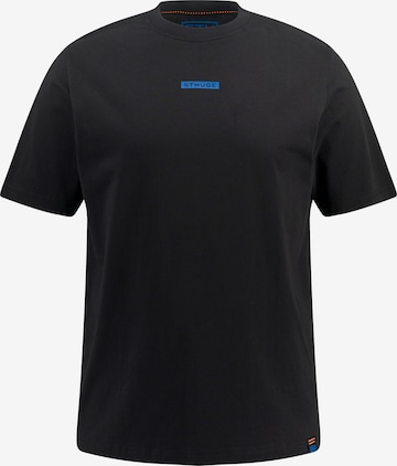 T-Shirt STHUGE en noir : devant