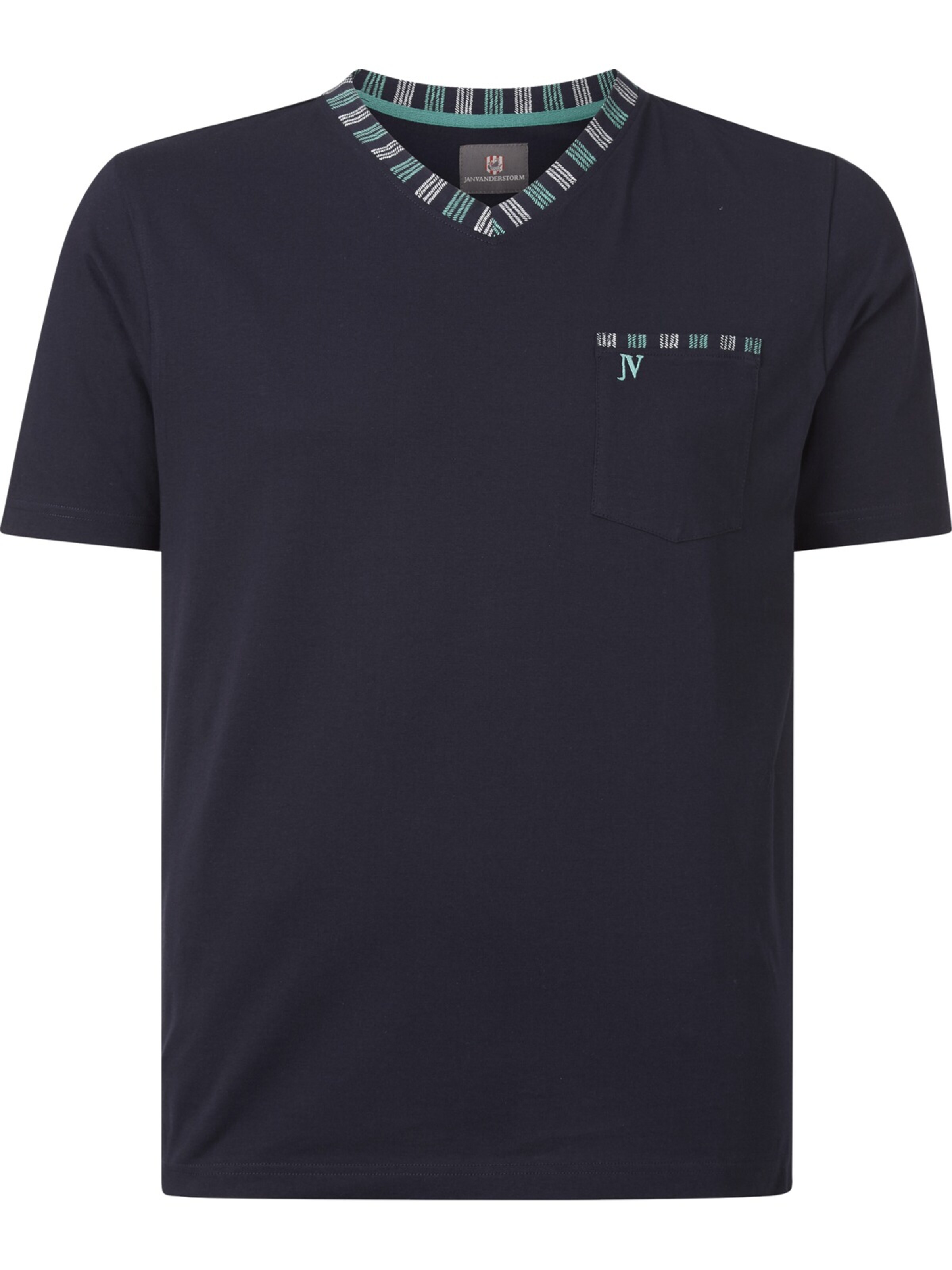 Jan Vanderstorm Kurzer Schlafanzug ' Hager ' in Blau