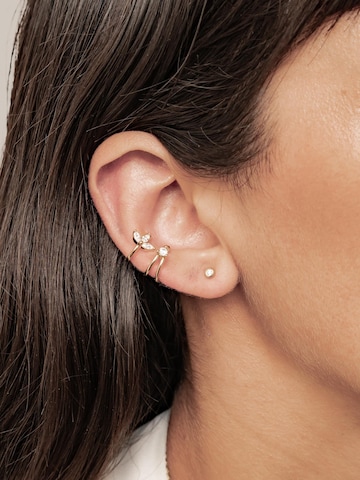 Orecchini 'Blossom and Gem Ear Cuff' di Hey Happiness in oro