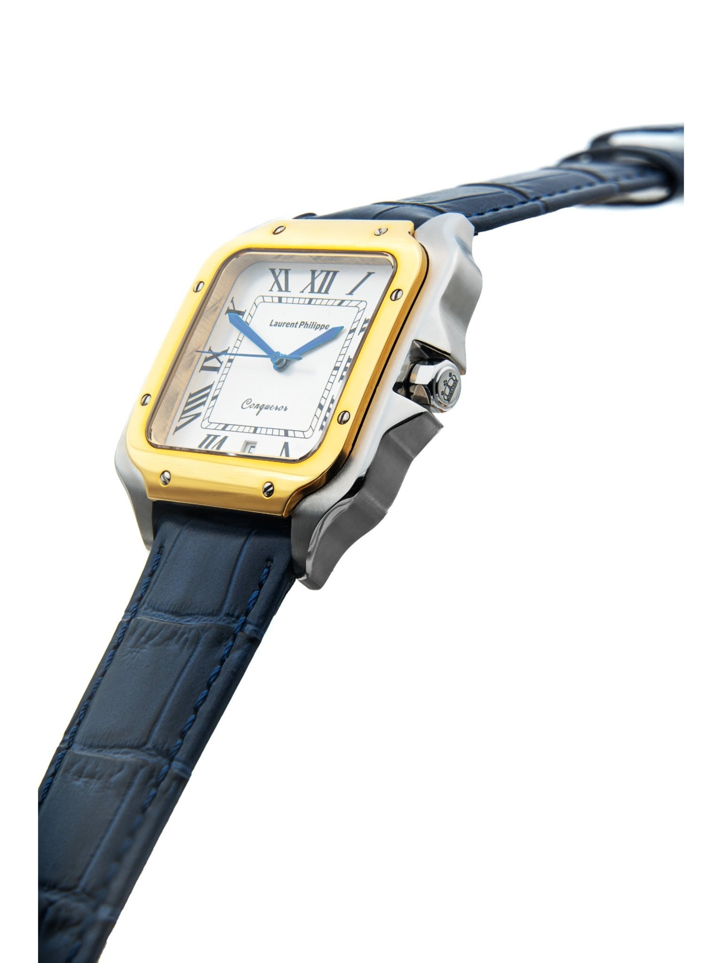 Laurent Philippe Analogt ur 'Conqueror Imperial Topaz - Blue Sauvage' i blå