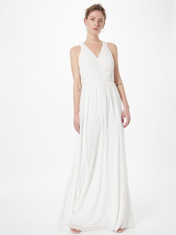 STAR NIGHT - Vestido de noche en blanco: frente