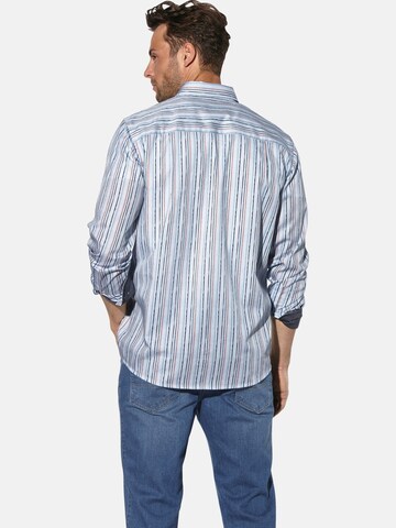 BABISTA Regular fit Button Up Shirt 'Mern' in Blue