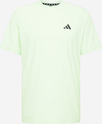 žalia ADIDAS PERFORMANCE Sportiniai marškinėliai 'Essentials': priekis