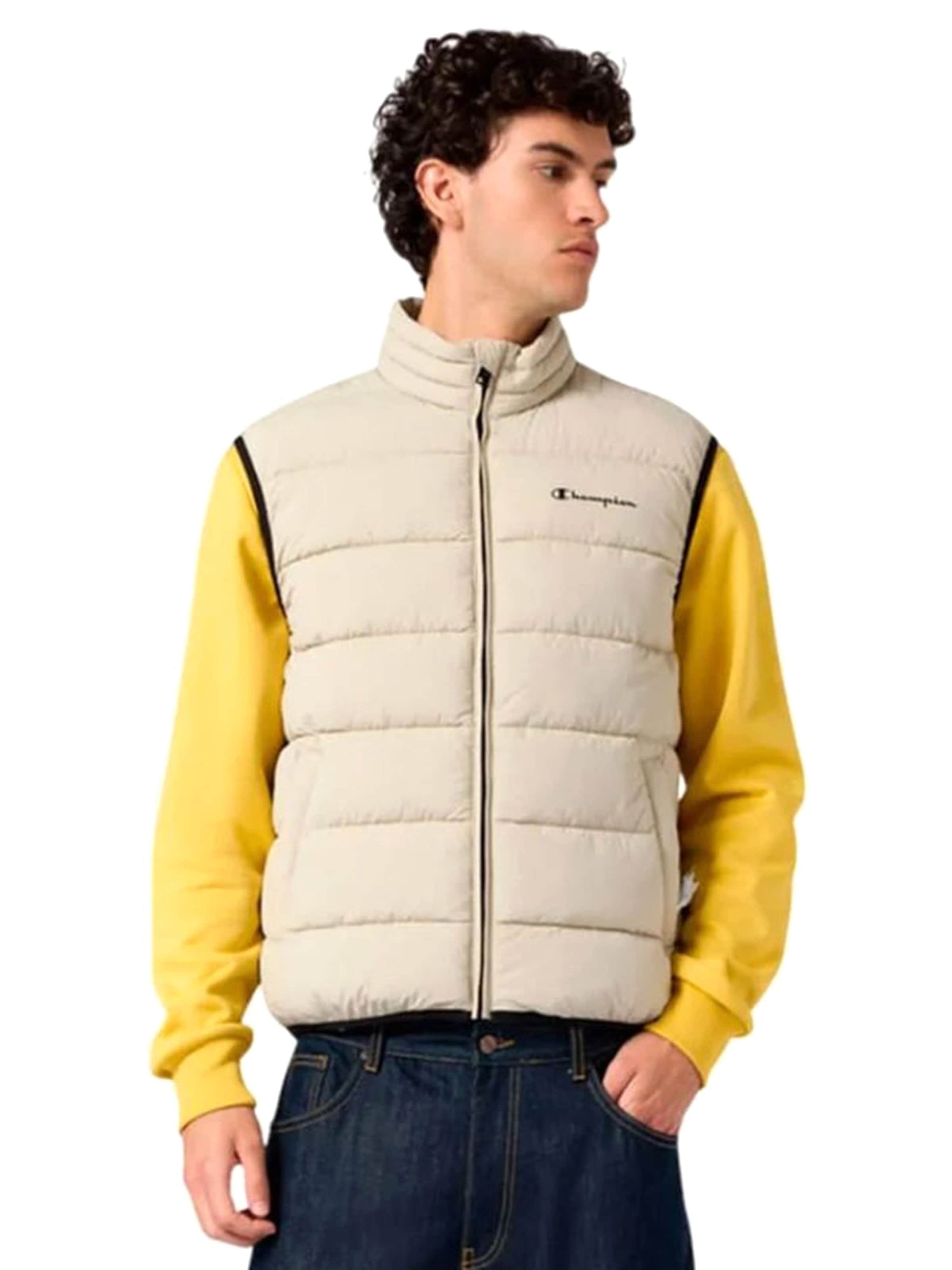 Champion Kamizelka 'POLYFILLED VEST BEIGE' w kolorze beżowy: przód