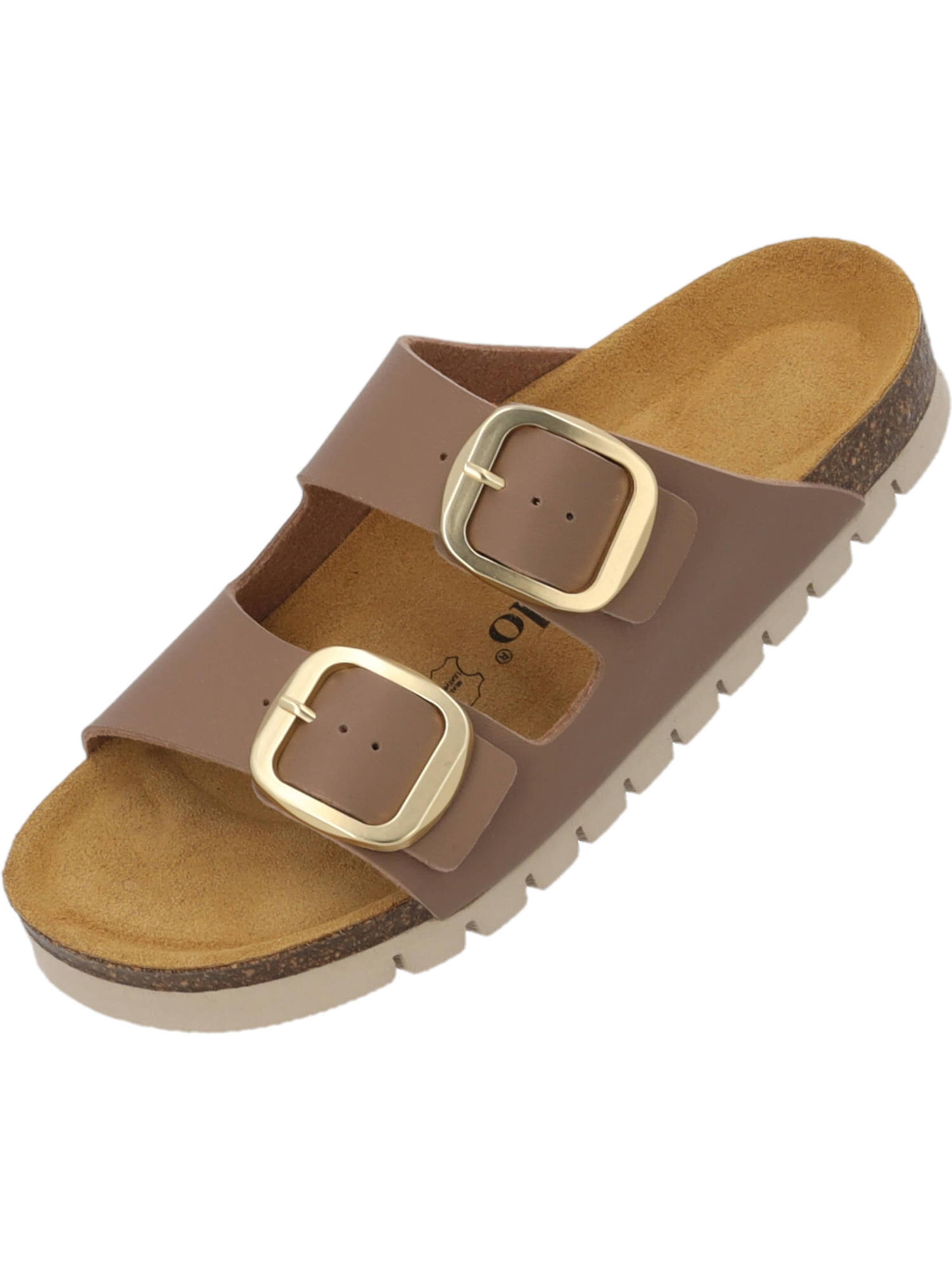 Palado Muiltjes 'Korfu' in Bruin: voorkant