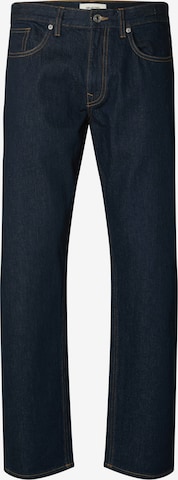 Regular Jean SELECTED en bleu : devant