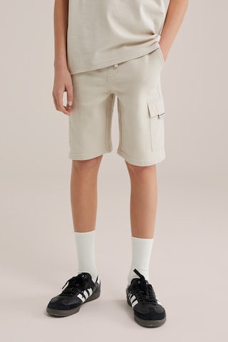 WE Fashion - regular Pantalón en gris: frente