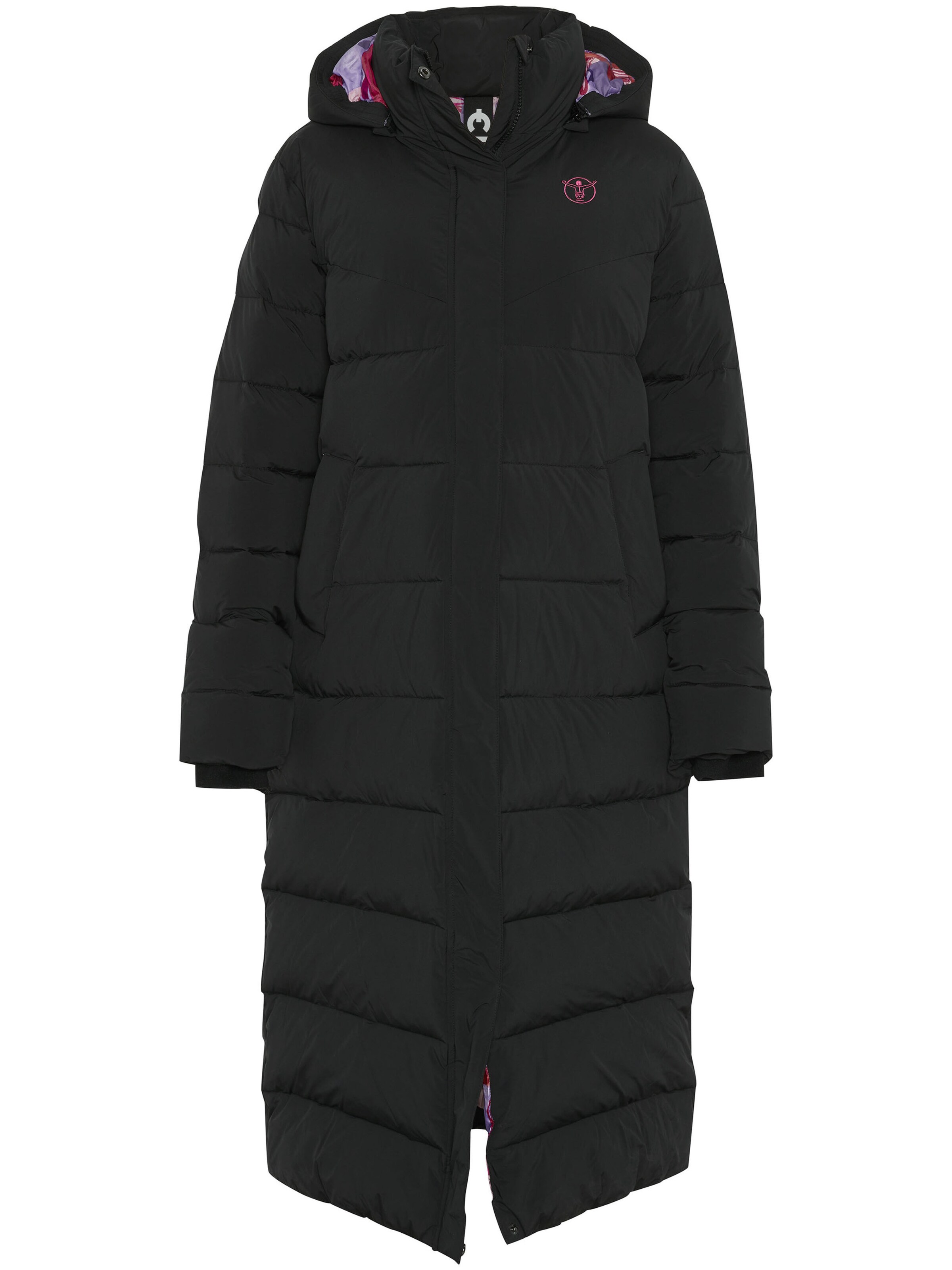 CHIEMSEE Winter Coat in Black: front