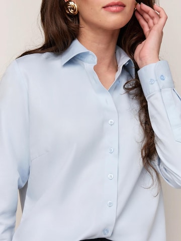 Chemisier 'Women’s Regular Fit Blouse' Vander Amsterdam en bleu