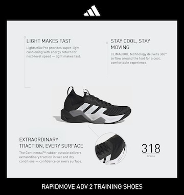 ADIDAS PERFORMANCE Športová obuv 'Rapidmove ADV 2' - Čierna