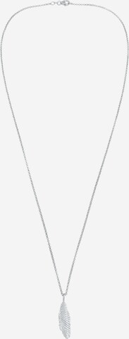 KUZZOI Necklace 'Feder' in Silver: front