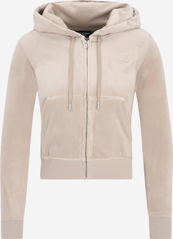 Juicy Couture Petite Sweat jacket 'ROBERTSON' in Beige: front