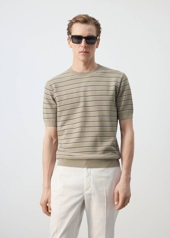 MANGO MAN Shirt 'Vela' in Beige: front