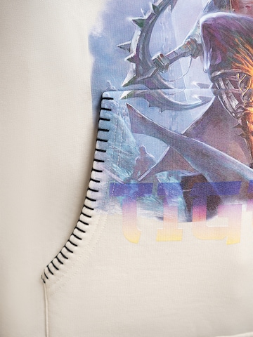 MAD TIGERS Sweatshirt 'Dark Oceans' in Beige