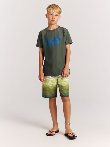 Shorts de bain 'PRTChopper JR' PROTEST en vert : devant