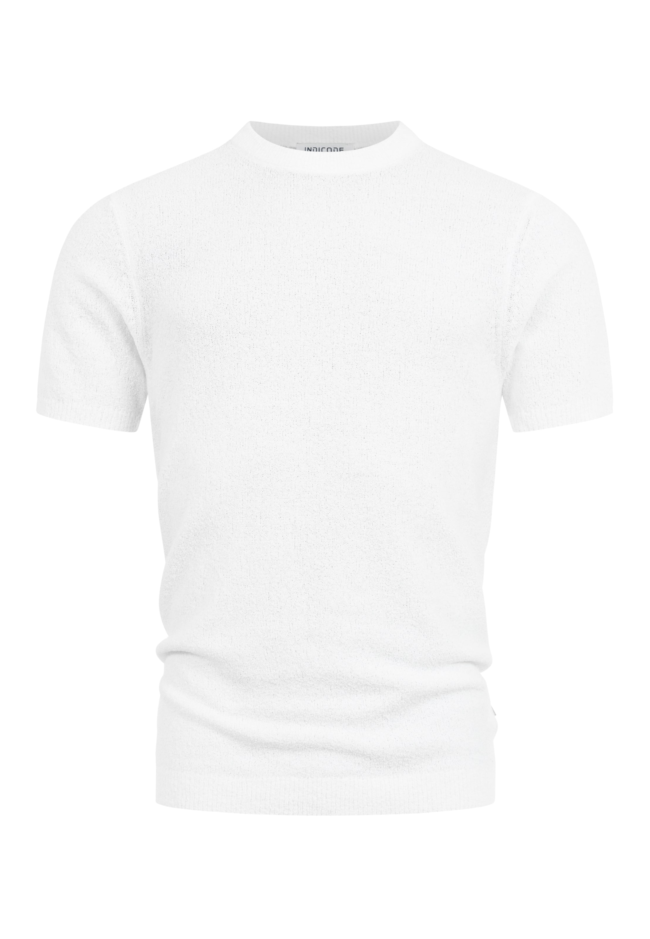 INDICODE JEANS Shirt 'Brokbell' in White: front