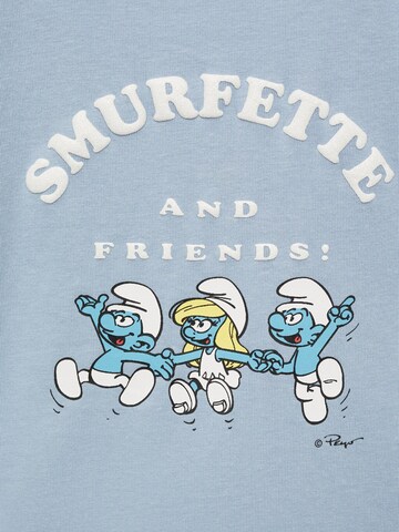 MANGO KIDS Shirt 'SMULOVE' in Blue