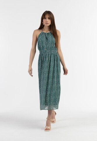 faina Summer Dress in Green: front