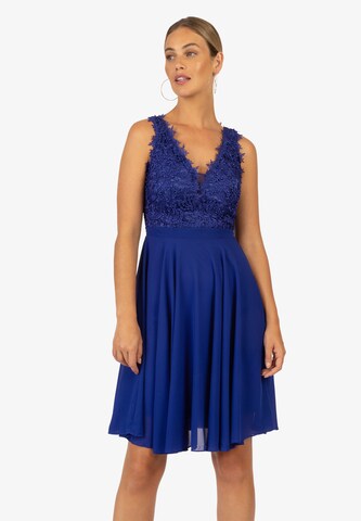 APART - Vestido de gala en azul: frente